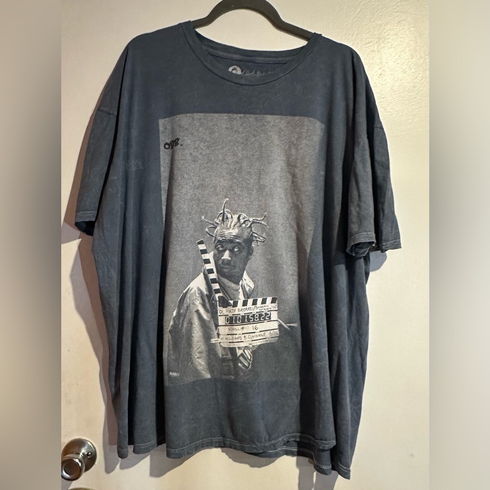 Ol’ Dirty Bastard ODB Blue Mineral Wash Tee Size 2X/3X
